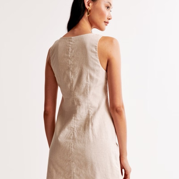 A&F Mara Linen-Blend vest mini dress - Picture 2 of 12